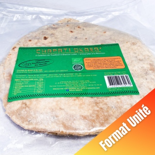 Chapati Okara Bio* Unité 90g